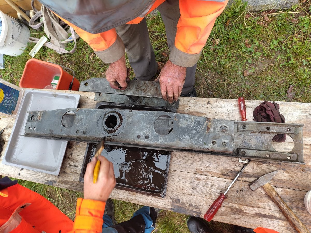 neu einfetten der Batterie