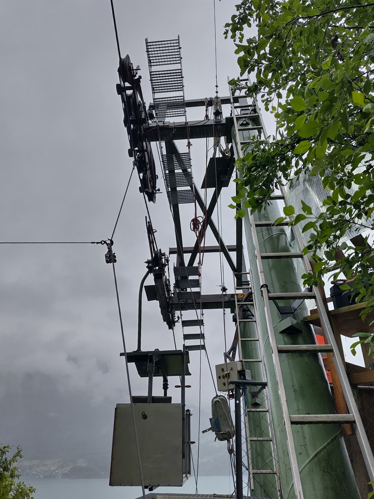 Service an der Mittelstation